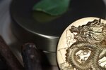 BLACK DRAGON OF RADIANCE 9 Dragons Series 5 Once Argent Monnaie 18888 Francs Chad 2024