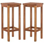 vidaXL Ensemble de bar de jardin 9 Pièces Bois d'acacia solide