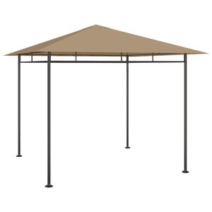 vidaXL Belvédère 3x3x2 7 m Taupe 180 g/m²