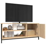 vidaXL Meuble TV chêne sonoma 100x40x45 cm bois d'ingénierie