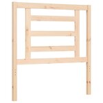 vidaXL Cadre de lit sans matelas 90x200 cm bois de pin massif