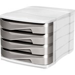 Module 4 tiroirs Ellypse Xtra Strong, 1800 feuilles, 292 x 386 x 246 mm, gris