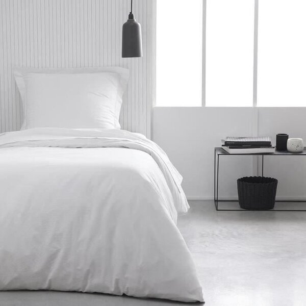Housse de couette - 140 x 200 cm uni - Craie