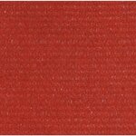 vidaXL Voile d'ombrage 160 g/m² Rouge 3x4x5 m PEHD