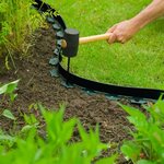 Nature Bordure de jardin 5 cm x 10 m Vert