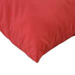 vidaXL Coussins de palette lot de 3 rouge tissu oxford