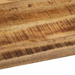 vidaXL Dessus de table 100x80x2 5cm bord vif bois massif manguier brut