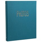Album Photo Classeur 60 Pages Noires Officebyme - Bleu Canard - Exacompta