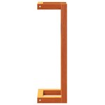 vidaXL Porte-serviette marron cire 23x18x60 cm bois de pin massif