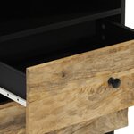 vidaXL Table de chevet 50x33x60 cm bois de manguier massif