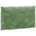 vidaXL Coussins de palette lot de 3 motif de feuilles tissu Oxford