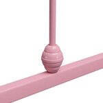 vidaXL Cadre de lit Rose Métal 100 x 200 cm