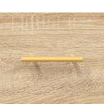 vidaXL Table basse Chêne sonoma 50x50x40 cm Bois d'ingénierie