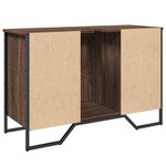 vidaXL Armoire lavabo de salle de bain chêne marron 91x35x60 cm