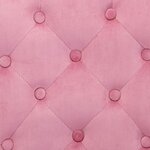vidaXL Chaises à manger lot de 6 rose velours