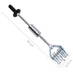 Vidaxl marteau à inertie à grilles multiples 65 cm acier au carbone