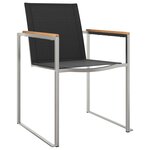 vidaXL Chaises de salle à manger 2 Pièces Gris 60x56x85 cm Bois massif d'acacia