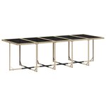 vidaXL Ensemble à manger de jardin et coussins 15 Pièces mélange beige