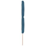 vidaXL Tête de lit à blocs en diamant bleu foncé 80 cm velours