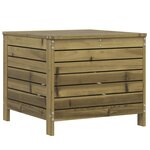 vidaXL Salon de jardin 6 Pièces bois de pin imprégné