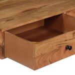 vidaXL Bureau mural 90x40x170 cm Bois d'acacia solide