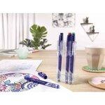 Stylo feutre fineliner frixion evolutive set  étui 4 pilot