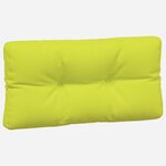vidaXL Coussins de palette lot de 7 vert vif tissu