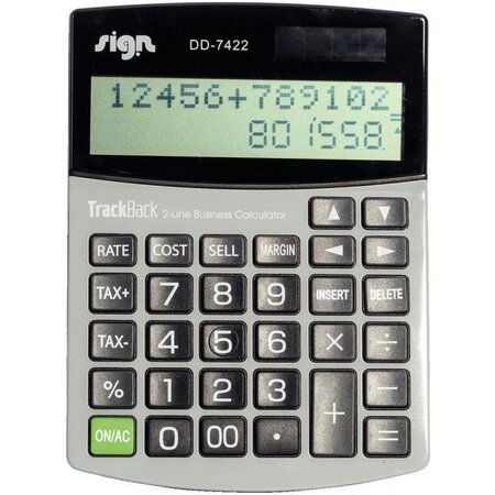 Calculatrice de bureau 12 chiffres SIGN DD-7422