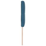Cabeçal LED vidaXL tufté à boutons bleu foncé 100 cm en velours