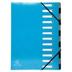Trieur Harmonika Iderama 12 Compartiments - Couleurs Assorties - X 8 - Exacompta