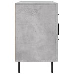 vidaXL Buffet gris béton 100x36x60 cm bois d'ingénierie