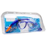 Masque de plongée senior Waimea avec tube respiratoire bleu cobalt
