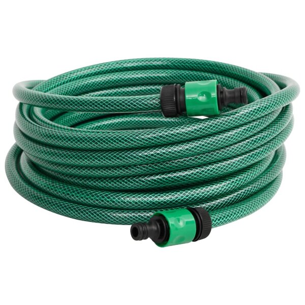 vidaXL Tuyau de piscine vert 30 m PVC