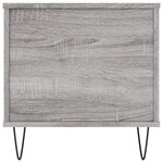 vidaXL Table basse Sonoma gris 90x44 5x45 cm Bois d'ingénierie