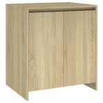 vidaXL Buffets 2 Pièces Chêne sonoma Bois d'ingénierie