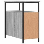 vidaXL Tables de chevet 2 Pièces sonoma gris 30x60x60cm bois d'ingénierie