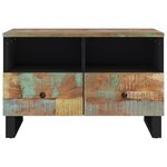 vidaXL Meuble TV 70x33x46 cm Bois massif de récupération