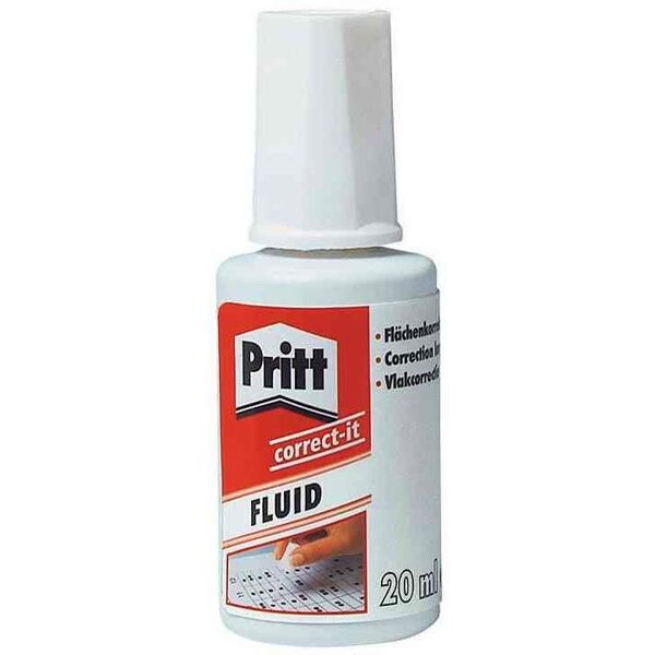Flacon 20 ml Correcteur liquide CORRECT-IT FLUID 1620 Blanc PRITT