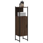 vidaXL Armoire de salle de bain chêne marron 33x33x120 5 cm