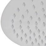 vidaXL Tête de douche plongeante ronde en acier inoxydable 25 cm