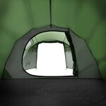 vidaXL Tente de camping tunnel 3 personnes vert imperméable