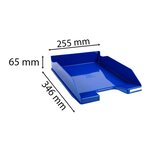 Corbeille À Courrier Combo Midi Iderama - Bleu Royal Brillant - X 6 - Exacompta
