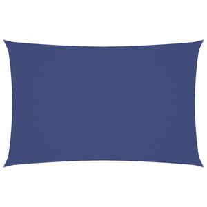 vidaXL Voile de parasol tissu oxford rectangulaire 2x5 m bleu