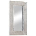 vidaXL Miroir de style aviation 80x50 cm Métal
