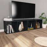 vidaXL Bibliothèque/Meuble TV Blanc 36x30x143 cm Bois d'ingénierie