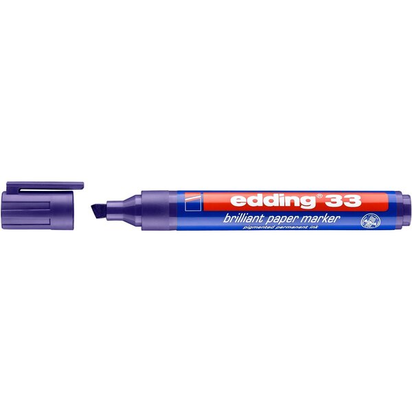Marqueur papier encre brillante 33 violet 1-5 mm x 10 EDDING