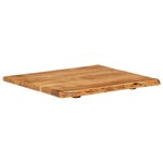 vidaXL Dessus de meuble-lavabo de salle de bain Acacia 58x52x2 5 cm