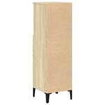 vidaXL Armoire salle de bain chêne sonoma 30x30x100 cm