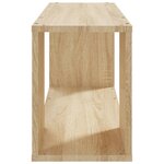vidaXL Meuble TV Chêne sonoma 80x24x32 cm Aggloméré