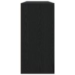 vidaXL Sideboards 2 Pièces Noir Chêne 79x38x80 cm Bois d'ingénierie
